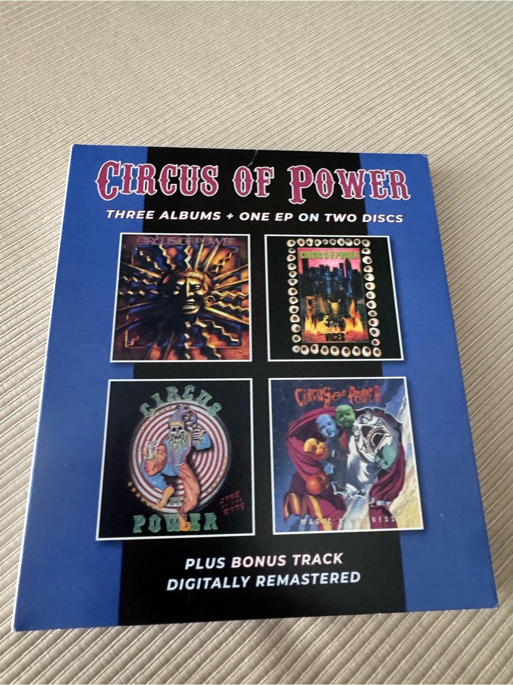 The Circus Of Power CD Set Three Albums In One On Two Discs